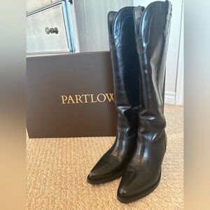 Partlow “Selena” calf leather black boots